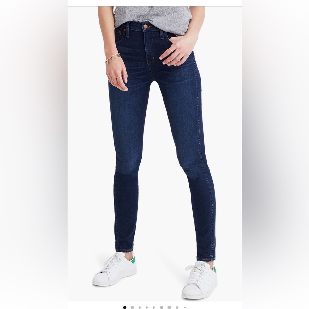 Madewell 10" High-Rise Skinny Jeans in Hayes Wash - size 29